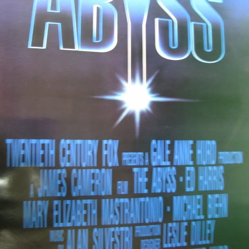 Vintage The Abyss Movie Poster